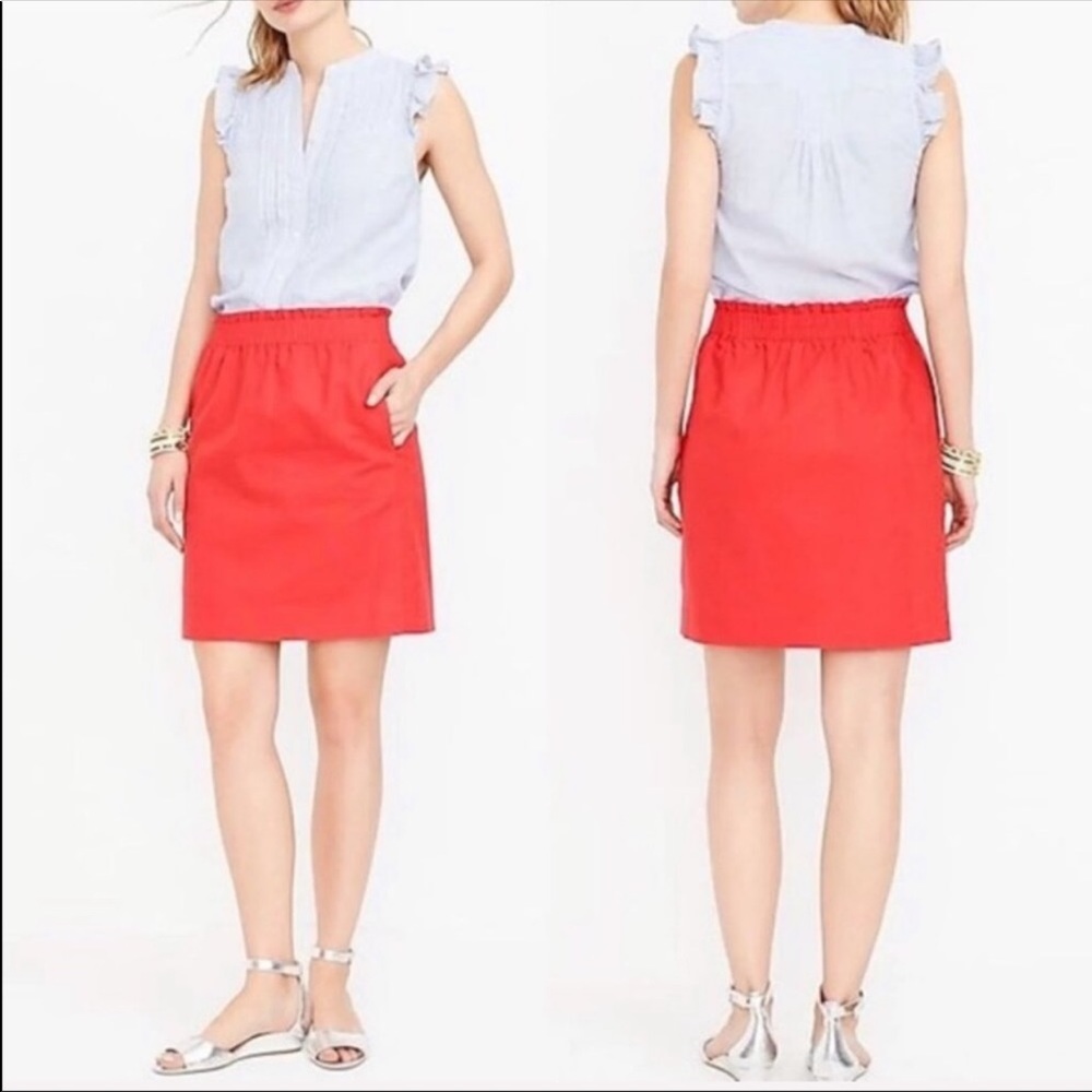 J. Crew Linen blend pull on skirt